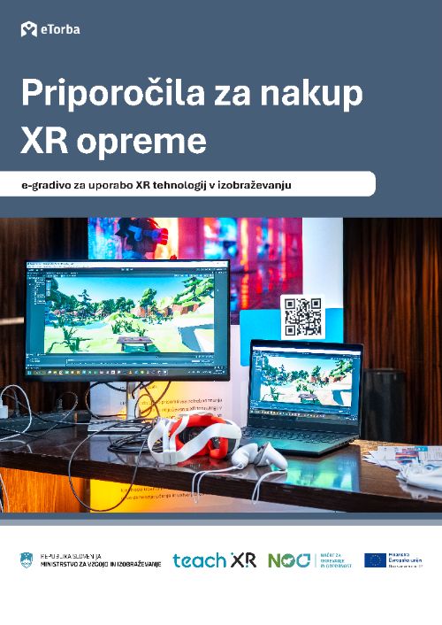 Naslovnica za e-gradivo Priporočila za nakup XR opreme