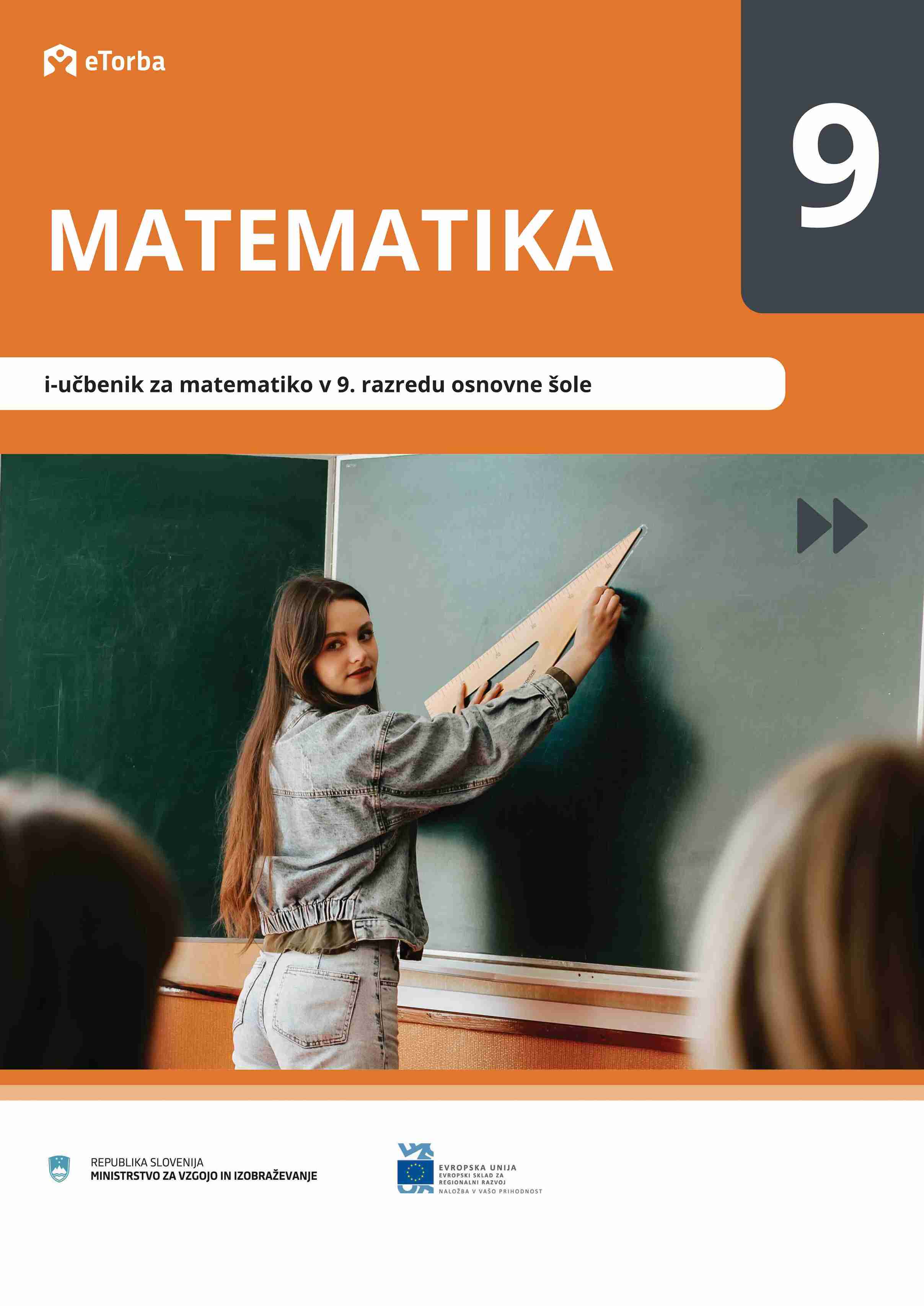 Naslovnica za e-gradivo MATEMATIKA 9: i-Učbenik za matematiko v 9. razredu osnovne šole